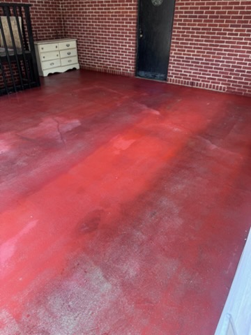 Before and after Driveway & Concrete Cleaning